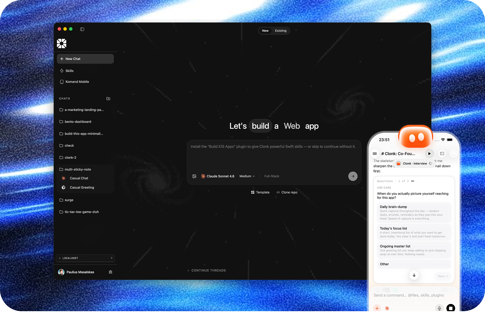 Clonk from Anywhere preview